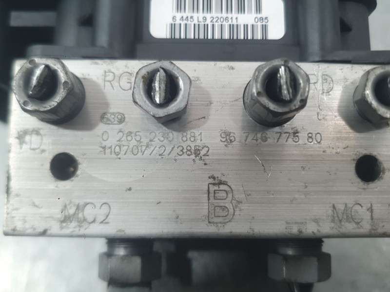 Recambio de abs para peugeot 3008 i monospace (0u_) 2.0 hdi 150 / bluehdi 150 referencia OEM IAM 1607510480  