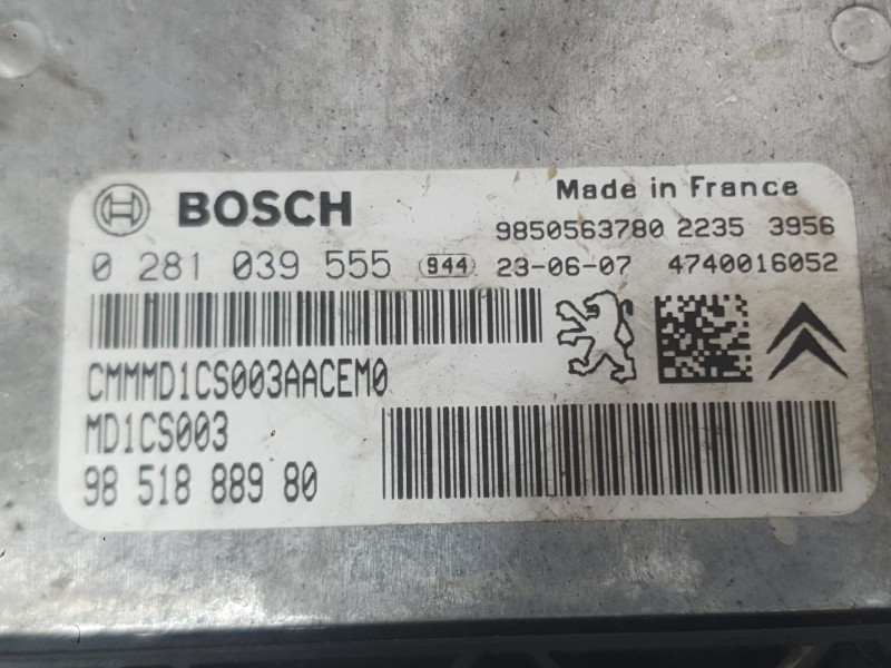 Recambio de centralita motor uce para fiat doblo furgón/monospace (510_, 511_) bluehdi 100 referencia OEM IAM   