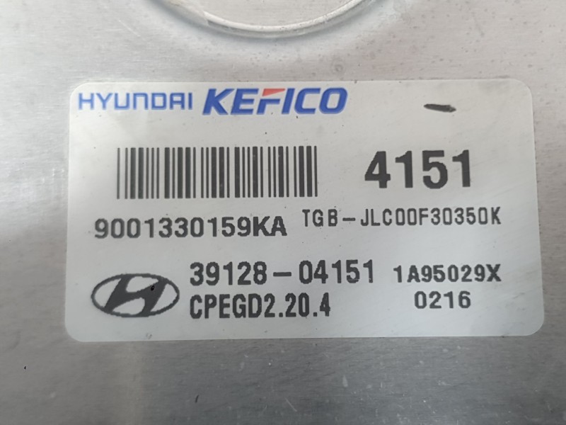 Recambio de centralita motor uce para hyundai i20 ii (gb, ib) 1.0 t-gdi referencia OEM IAM 3912804151  