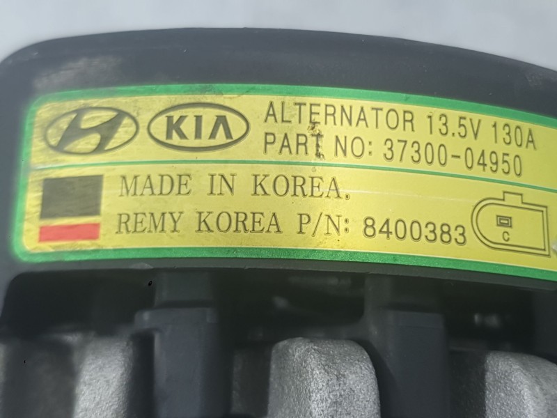 Recambio de alternador para hyundai i20 ii (gb, ib) 1.0 t-gdi referencia OEM IAM 3730004200  