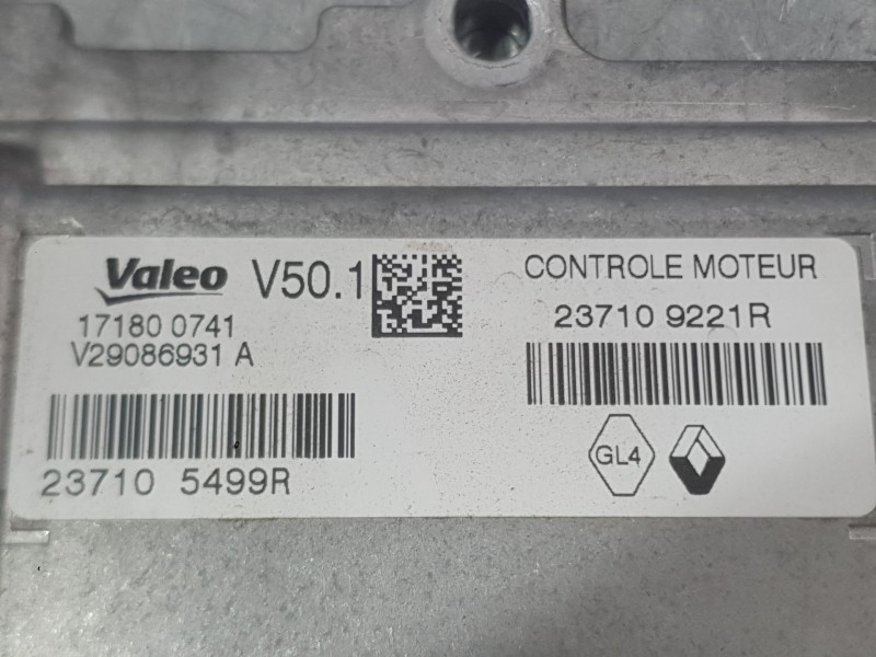 Recambio de centralita motor uce para renault clio iv (bh_) 0.9 tce 90 referencia OEM IAM 237104736R  