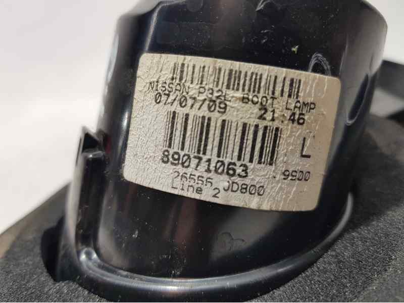 Recambio de piloto trasero izquierdo para nissan qashqai (j10) visia referencia OEM IAM 26555JD800 89071063 INTERIOR