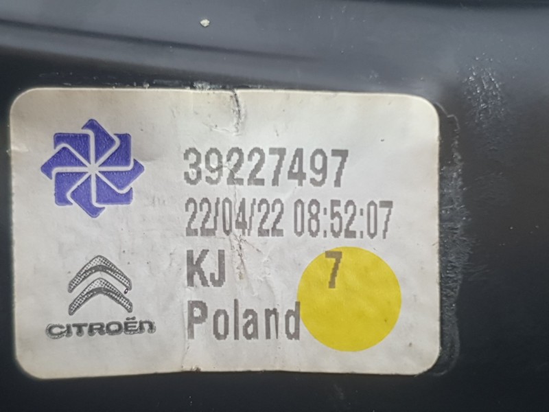 Recambio de elevalunas trasero izquierdo para citroën c3 aircross ii (2r_, 2c_) 1.5 bluehdi 110 referencia OEM IAM YQ00779180  