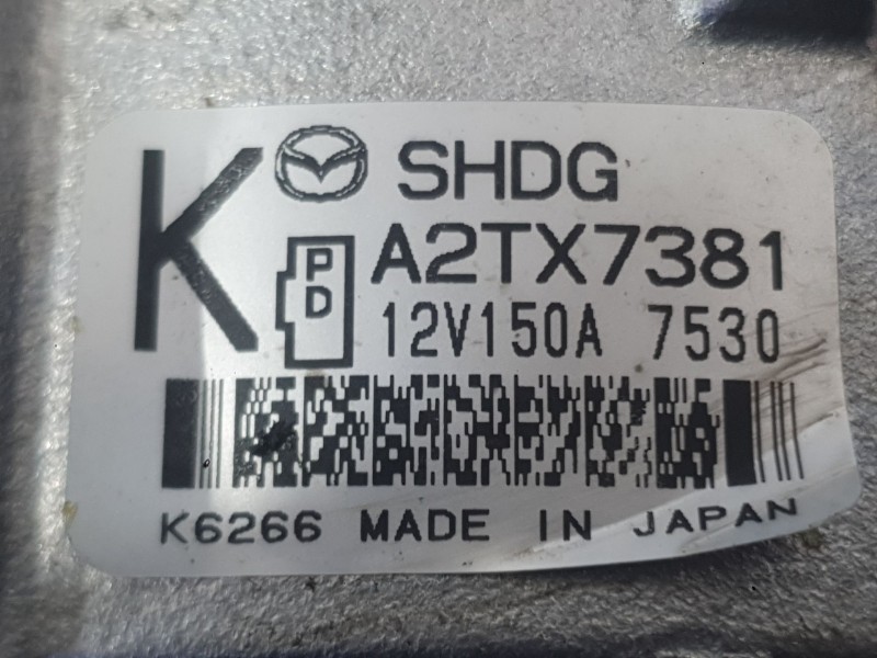 Recambio de alternador para mazda cx-5 (kf) 2.2 d referencia OEM IAM SH0118300B  