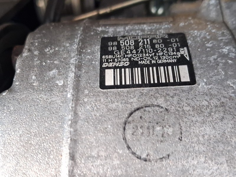 Recambio de compresor aire acondicionado para citroën c3 iv 1.2 puretech referencia OEM IAM 9850821180  