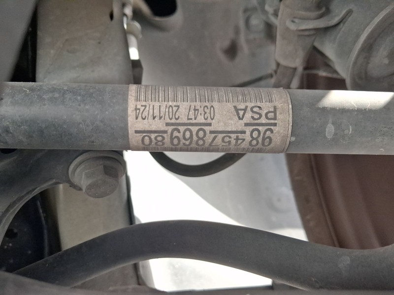 Recambio de transmision delantera izquierda para citroën c3 iv 1.2 puretech referencia OEM IAM 9845786980  