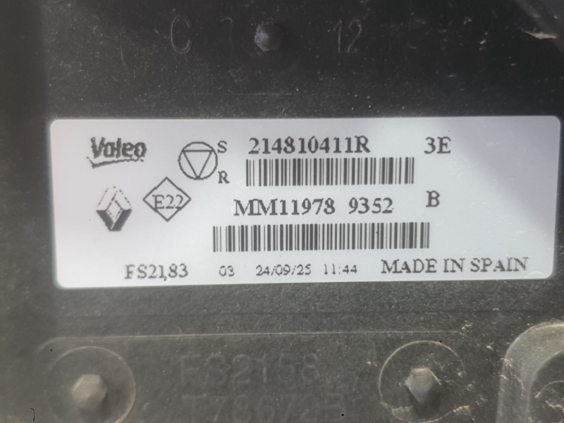 Recambio de electroventilador para renault captur ii (hf_) 1.0 tce 90 eco-g (hfm6) referencia OEM IAM 214810411R  