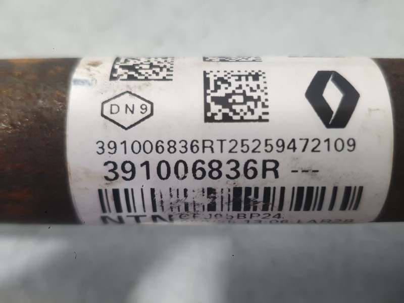 Recambio de transmision delantera derecha para renault captur ii (hf_) 1.0 tce 90 eco-g (hfm6) referencia OEM IAM 391006836R  