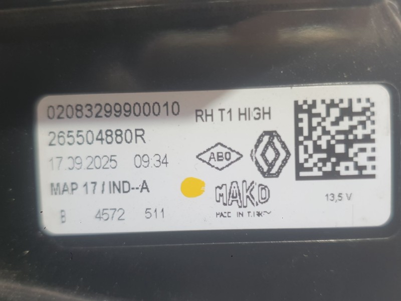 Recambio de piloto trasero derecho exterior para renault captur ii (hf_) 1.0 tce 90 eco-g (hfm6) referencia OEM IAM 265504880R  