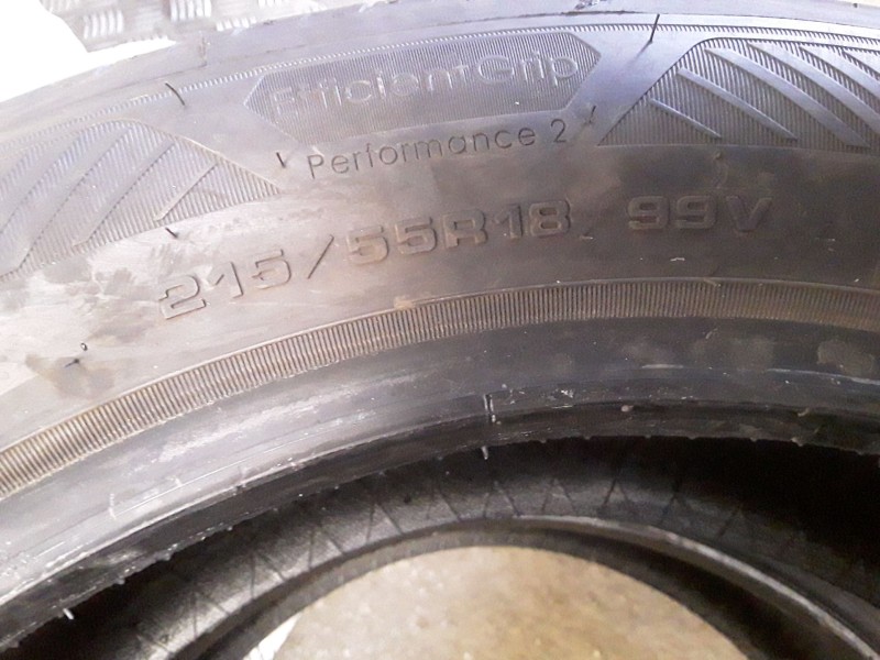 Recambio de neumatico pareja para neumaticos reutilizados - referencia OEM IAM 215551899V GOODYEAR 215/55/18/99V