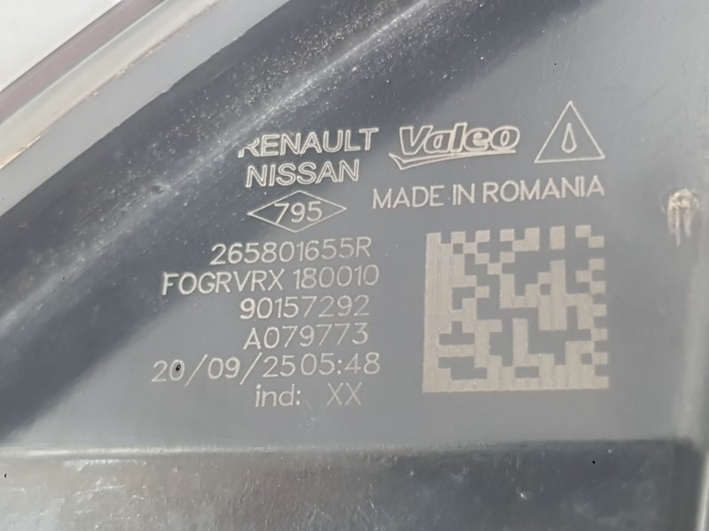 Recambio de piloto trasero derecho paragolpes para renault captur ii (hf_) 1.0 tce 90 eco-g (hfm6) referencia OEM IAM 265801655R