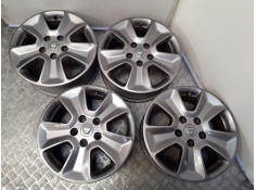 Recambio de juego llantas aluminio para dacia duster (hs_) 1.2 tce 125 referencia OEM IAM 6.5X16 5 TORN ET50 ALUMINIO ROZADAS