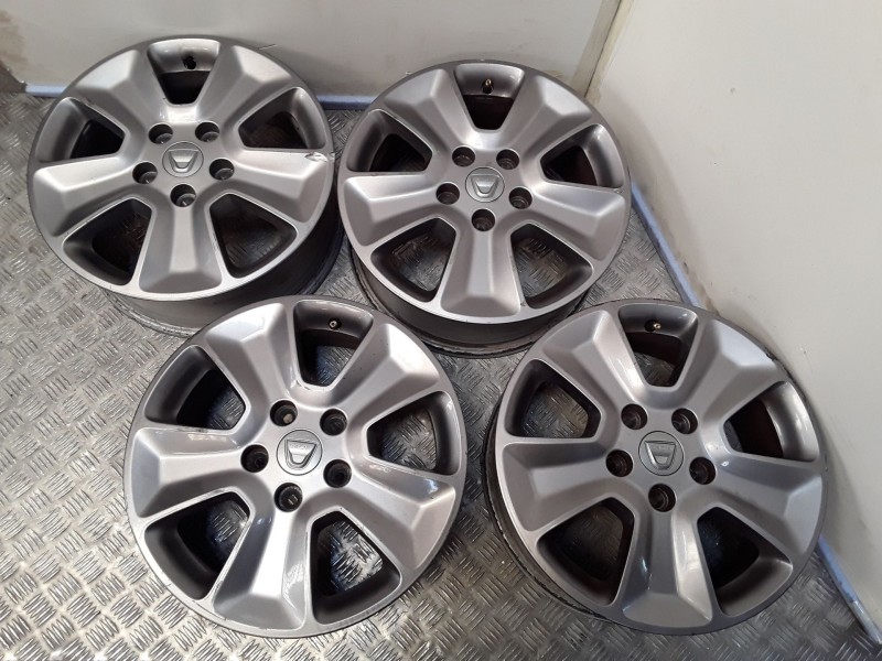 Recambio de juego llantas aluminio para dacia duster (hs_) 1.2 tce 125 referencia OEM IAM 6.5X16 5 TORN ET50 ALUMINIO ROZADAS