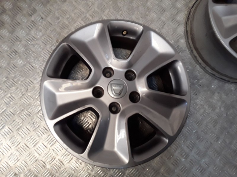 Recambio de juego llantas aluminio para dacia duster (hs_) 1.2 tce 125 referencia OEM IAM 6.5X16 5 TORN ET50 ALUMINIO ROZADAS