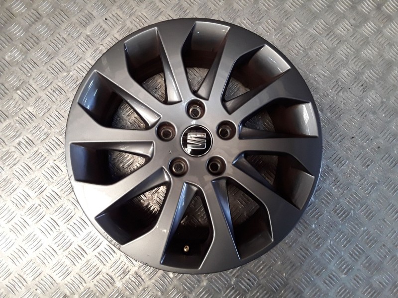 Recambio de llanta aluminio para seat leon (5f1) 1.4 tsi referencia OEM IAM 6.5X16 5 TORN ET46 ALUMINIO ROZADA