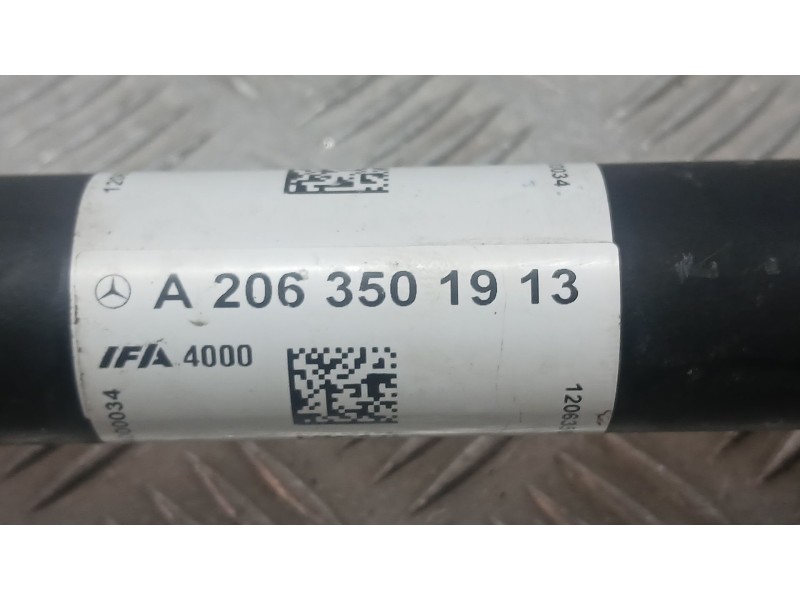 Recambio de transmision trasera derecha para mercedes-benz clase c (w206) c 300 de (206.208) referencia OEM IAM A2063501913  