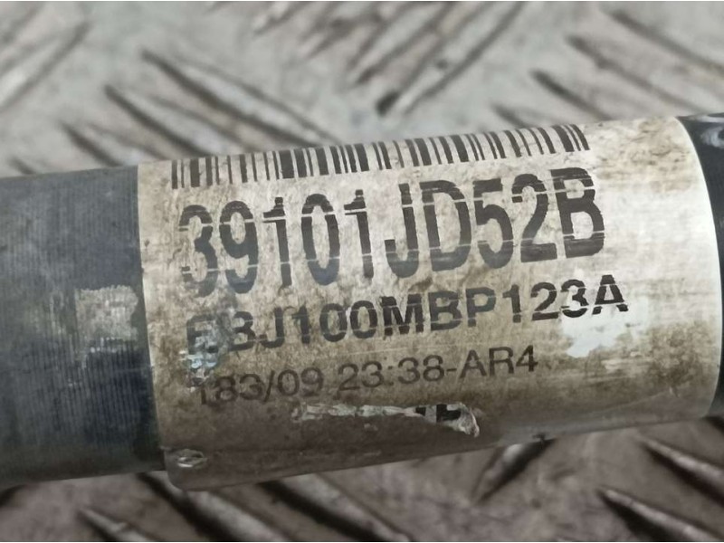 Recambio de transmision delantera izquierda para nissan qashqai (j10) visia referencia OEM IAM 39101JD52B  