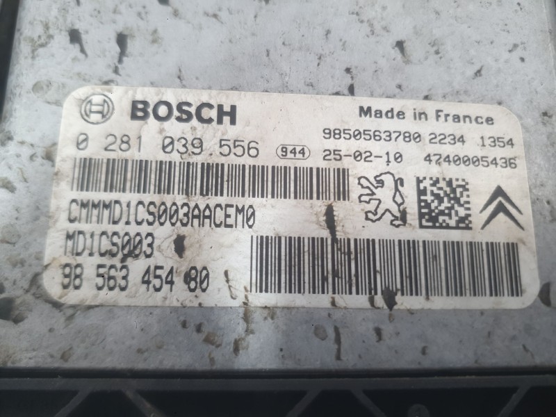 Recambio de centralita motor uce para toyota proace city furgoneta/monovolumen (bpz_) 1.5 d-4d 100 (bpzmd) referencia OEM IAM   