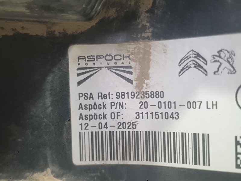 Recambio de piloto trasero izquierdo para toyota proace city furgoneta/monovolumen (bpz_) 1.5 d-4d 100 (bpzmd) referencia OEM IA
