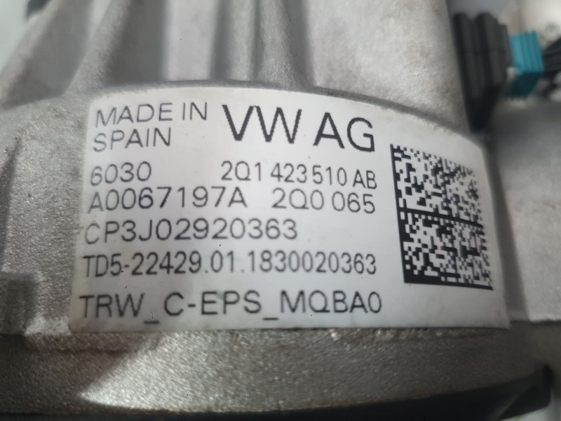 Recambio de columna direccion para volkswagen polo advance referencia OEM IAM 2Q1423510DE  ELECTRO-MECANICA
