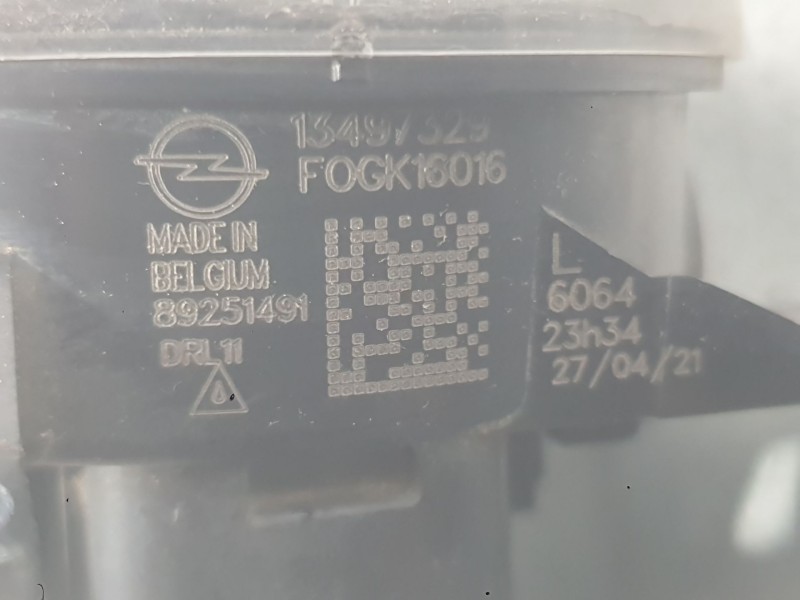 Recambio de faro antiniebla izquierdo para opel corsa f (p2jo) 1.2 (68) referencia OEM IAM 13497329  