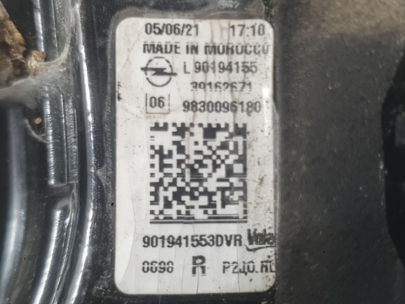 Recambio de piloto trasero derecho interior para opel corsa f (p2jo) 1.2 (68) referencia OEM IAM 9830096180 901941553 VALEO