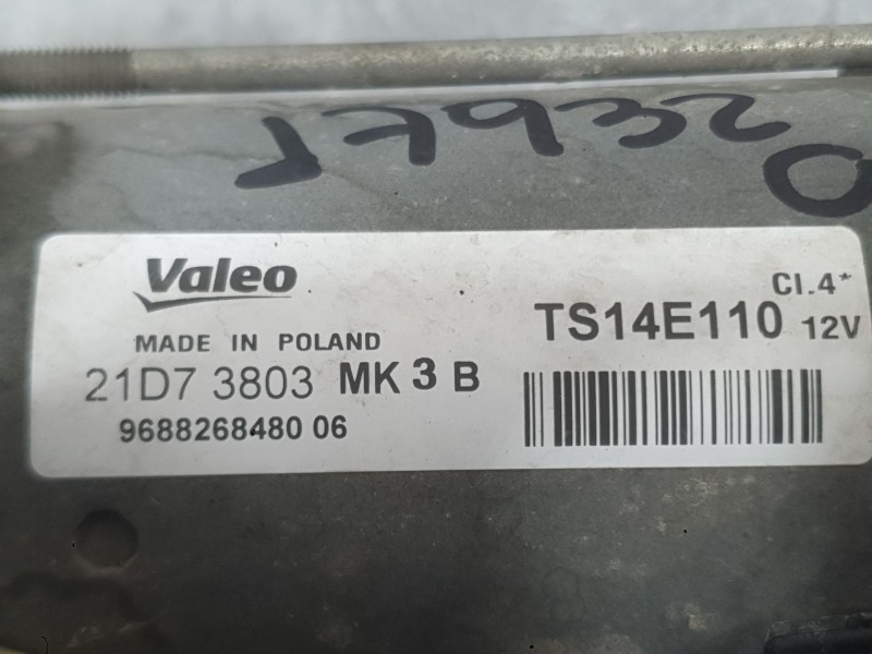 Recambio de motor arranque para citroën berlingo furgoneta/monovolumen (b9) 1.6 bluehdi 100 referencia OEM IAM 9688268480  