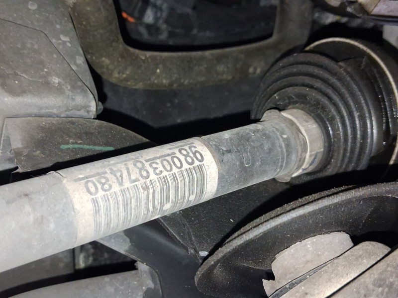 Recambio de transmision delantera derecha para peugeot 2008 i (cu_) 1.2 thp 110 / puretech 110 referencia OEM IAM 9800387480  