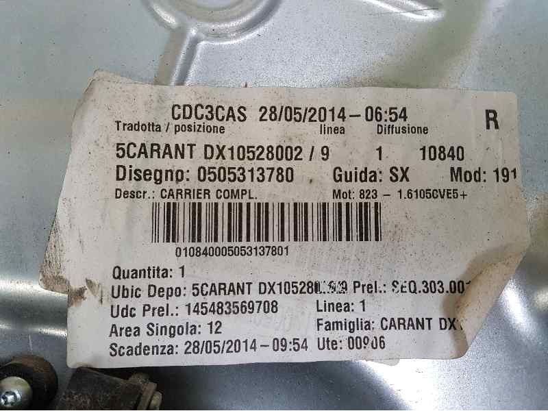 Recambio de elevalunas delantero derecho para alfa romeo giulietta (191) distinctive referencia OEM IAM 505313780 6 PINS ELECTRI