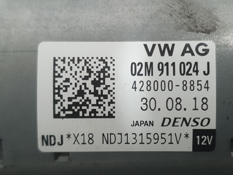 Recambio de motor arranque para volkswagen polo vi (aw1, bz1, ae1, bz3) 1.0 tsi referencia OEM IAM 02M911022FX 02M911024J 