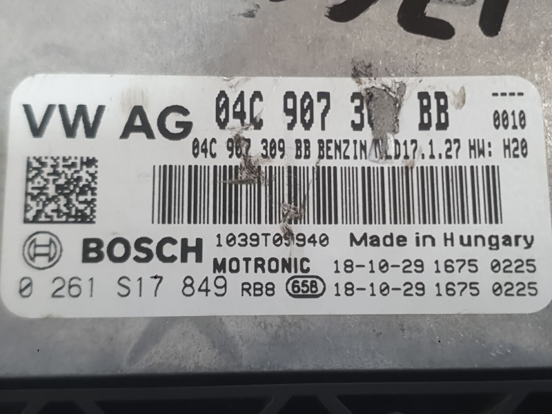 Recambio de centralita motor uce para volkswagen polo vi (aw1, bz1, ae1, bz3) 1.0 tsi referencia OEM IAM 04C906025B  