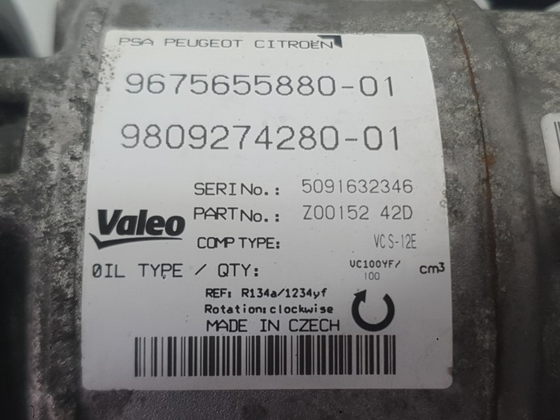 Recambio de compresor aire acondicionado para peugeot 308 ii (lb_, lp_, lw_, lh_, l3_) 1.6 bluehdi 120 referencia OEM IAM 981519
