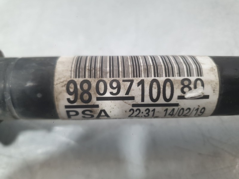 Recambio de transmision delantera izquierda para opel crossland x / crossland (p17, p2qo) 1.2 (75) referencia OEM IAM 9809710080
