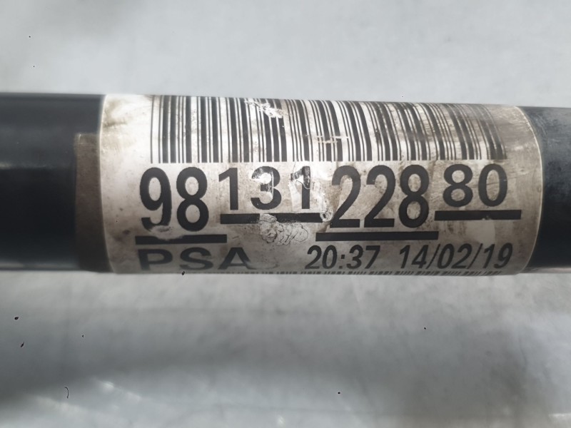 Recambio de transmision delantera derecha para opel crossland x / crossland (p17, p2qo) 1.2 (75) referencia OEM IAM 9813122880  