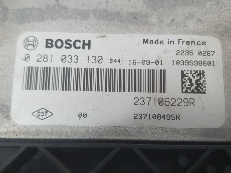 Recambio de centralita motor uce para renault espace v (jr_) 1.6 dci 130 referencia OEM IAM 237105424R  