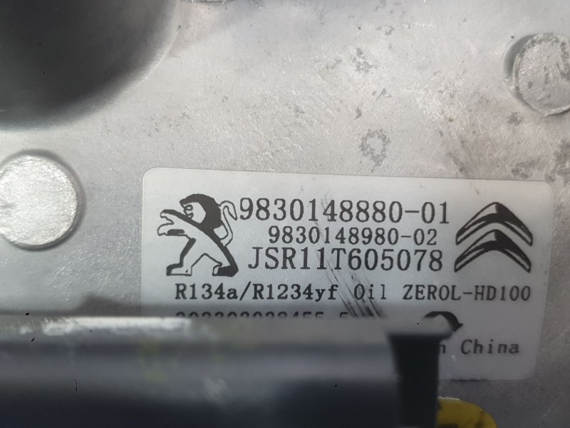 Recambio de compresor aire acondicionado para citroën jumpy iii furgoneta (v_) 1.5 bluehdi 100 referencia OEM IAM 9830148880 163