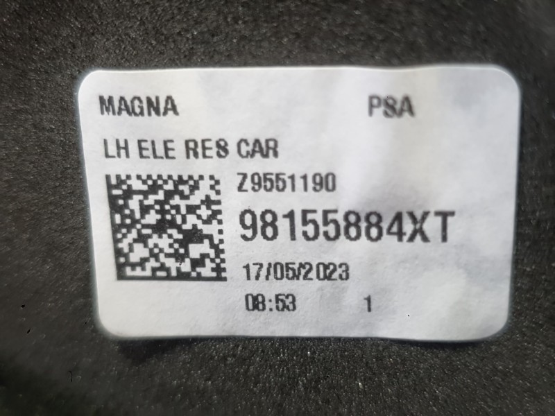 Recambio de retrovisor izquierdo para citroën jumpy iii furgoneta (v_) 1.5 bluehdi 100 referencia OEM IAM 98155884XT ELECTRICO 
