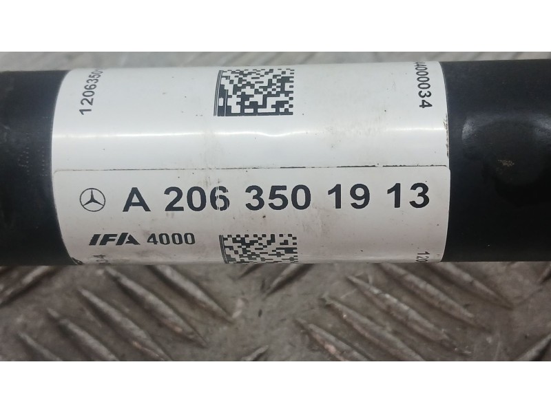 Recambio de transmision trasera izquierda para mercedes-benz clase c (w206) c 300 de (206.208) referencia OEM IAM A2063501913  