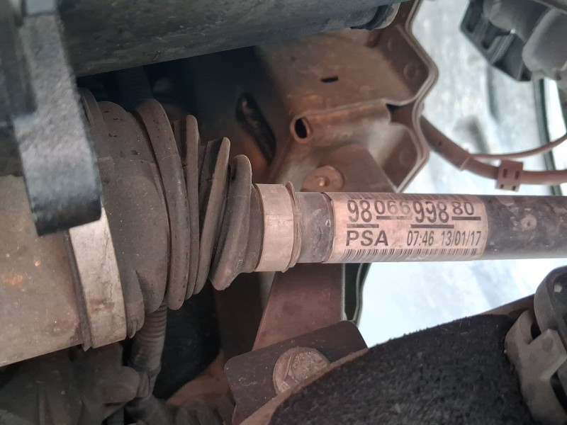 Recambio de transmision delantera izquierda para peugeot 3008 ii suv (mc_, mr_, mj_, m4_) 1.6 bluehdi 100 referencia OEM IAM 980