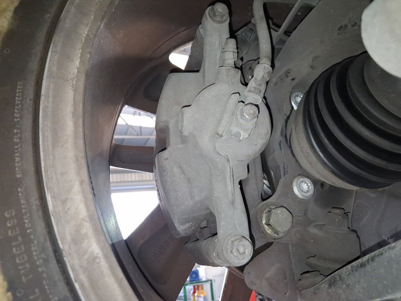 Recambio de pinza freno delantera derecha para seat leon (5f1) 2.0 tdi referencia OEM IAM 8V0615124  