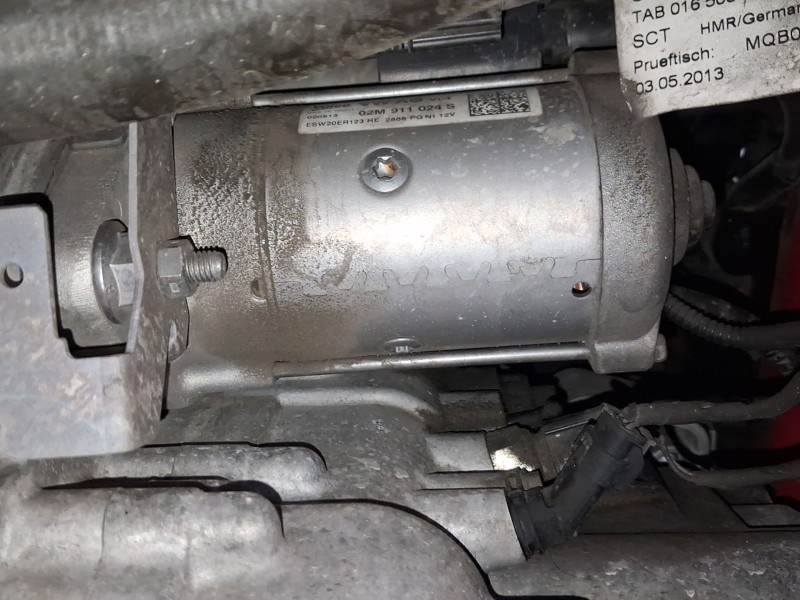 Recambio de motor arranque para seat leon (5f1) 2.0 tdi referencia OEM IAM 02M911021PX  