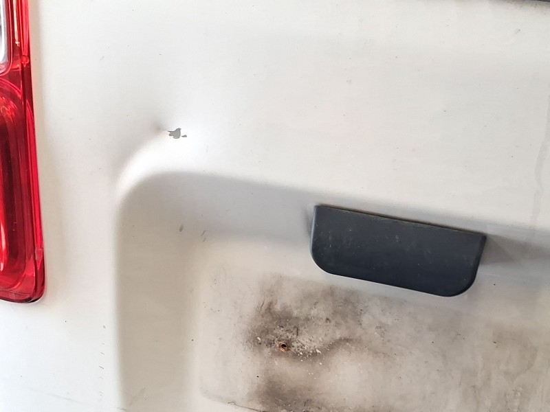 Recambio de puerta trasera izquierda carga para fiat scudo furgoneta 1.5 multijet 100 (506) referencia OEM IAM  MUY TOCADA 