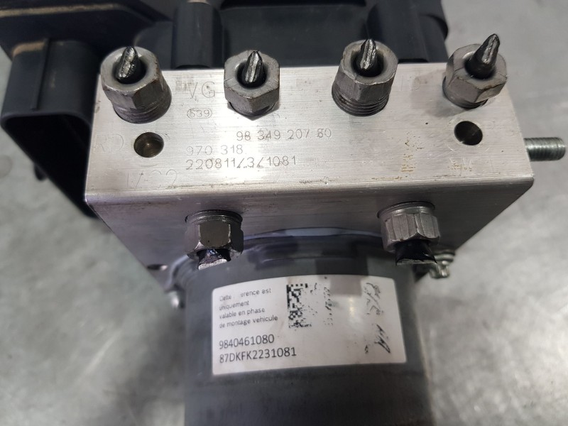 Recambio de abs para fiat scudo furgoneta 1.5 multijet 100 (506) referencia OEM IAM 9834920780  