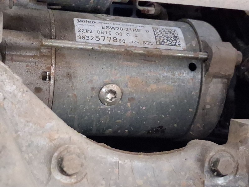 Recambio de motor arranque para fiat scudo furgoneta 1.5 multijet 120 (506) referencia OEM IAM 9832577880 6001080024 