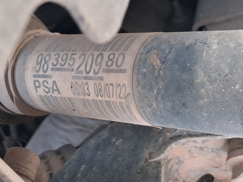 Recambio de transmision delantera izquierda para fiat scudo furgoneta 1.5 multijet 120 (506) referencia OEM IAM 9837647980 60010