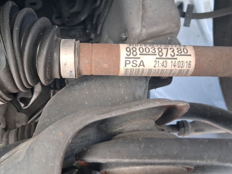 Recambio de transmision delantera izquierda para peugeot 2008 i (cu_) 1.2 thp 110 / puretech 110 referencia OEM IAM 1613732480 1