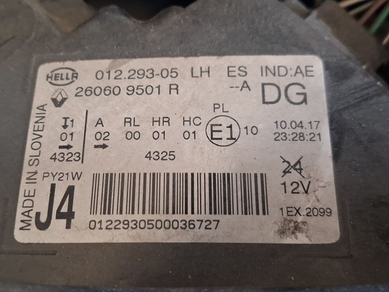 Recambio de faro izquierdo para renault grand scénic iv (r9_) 1.2 tce 130 referencia OEM IAM 260603201R  