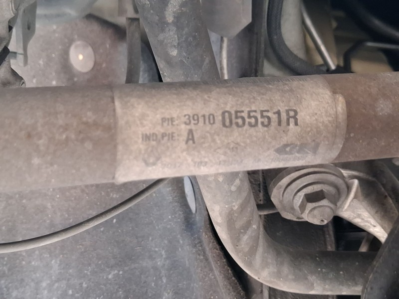 Recambio de transmision delantera derecha para renault grand scénic iv (r9_) 1.2 tce 130 referencia OEM IAM 391005551R  