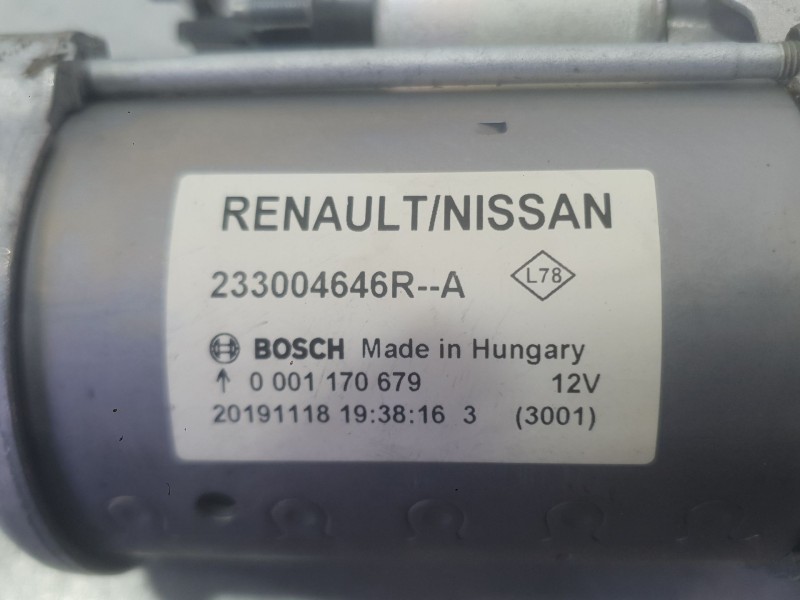Recambio de motor arranque para renault captur ii (hf_) tce 100 (hfmt) referencia OEM IAM 233004646R  
