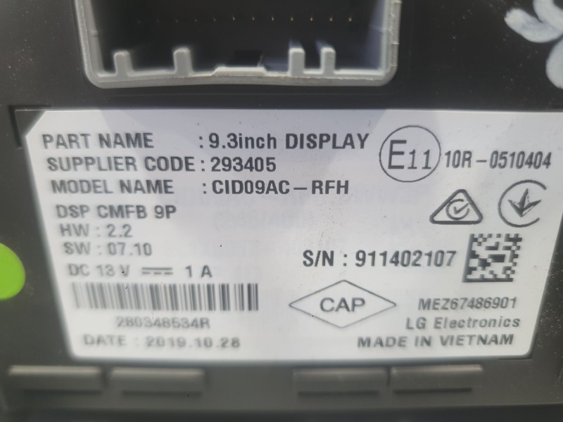 Recambio de sistema navegacion gps para renault captur ii (hf_) tce 100 (hfmt) referencia OEM IAM   